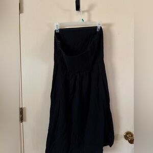 Old Navy Black Strapless Dress